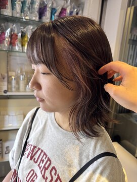 ヘアーアンドメイク シーク 八王子(HAIR&MAKE SeeK) ボブ×インナーカラー