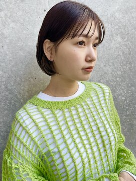 ガーデントウキョウ(GARDEN Tokyo) 似合わせカット丸みミニボブ×インナーカラー