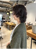 レイヤーパーマ ウルフパーマ