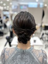 【高木美緒】モコモコシニヨンアレンジ/ヘアセット/ヘアアレンジ