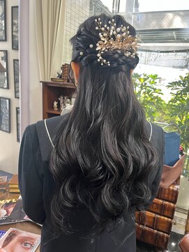 バイブアンドアネックス(VIBE & ANNEX) 《momoka》卒業式ヘアセット　ハーフアップ