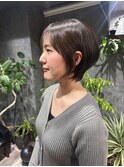 イメチェンフェミニンショートボブ