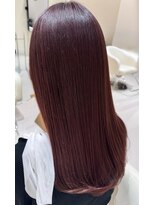 トワ 仙台店(toi)&nbsp;【ブリーチなしダブルカラー】ワインレッドカラー【菊池ムサシ】