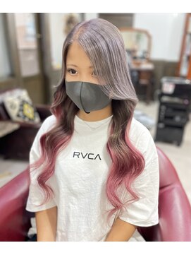 ネオダダ(NeO DADA) #ギャル#プルエクステ#ダブルカラー
