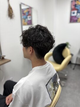 ラコヘアー(laco hair) 癖毛 ×   波巻きパーマ