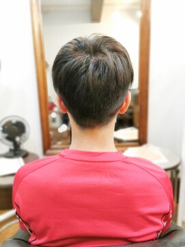 プリバート メンズツーブロックカット