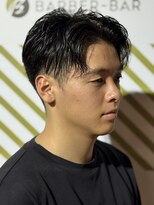 バーバーバー 四谷(BARBER-BAR)&nbsp;ビジネス爽やかフェザースタイル