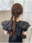 ツインあみおろし♪
