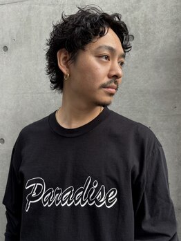 ヘアガーデン オフ(hair garden off)の写真/【岡山屈指のメンズパーマ満足度】パーマ比率8割越えの人気サロン*計算されたデザインで再現性◎