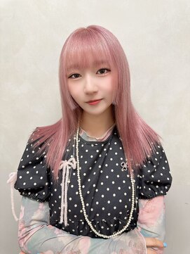 エン 栄店(enne) ココアベージュ/クラゲヘアー/ボブレイヤー/小顔/オリーブグレー