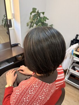 ライフメイクシベル 東林間(Life make siblles) 白髪もデザインに!ショートカット!