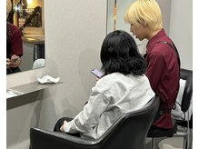 マンツーマン施術／お客様1人を最後まで同じ担当者が施術します