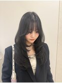 レイヤーカットハッシュカットハイレイヤー韓国ヘアくびれヘア