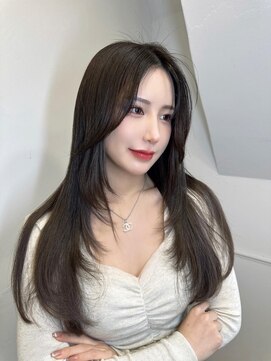 ザシェノンウメダ(THA CHAINON UMEDA) 心斎橋/着物ヘア/大人ガーリー/ダークアッシュ/似合わせカット