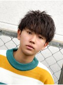 マッシュ/黒髪/ナチュラルマッシュ/メンズ/ツーブロック