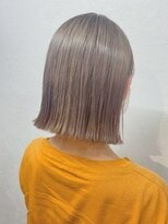 ナフィ バイ エイム 町田店(Nafie by eim)&nbsp;切りっぱなしボブ/モテ髪/くすみカラー/フレンチセピアアッシュ