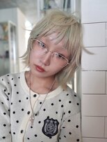 クペウヘイヴン(cope'u HAVEN)&nbsp;原宿/ウルフカット レイヤー デザインカラー ルーツカラー