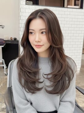 ミュージアム(MUSEUM) ひし形ロングレイヤー♪ 神戸/三宮/レイヤーカット