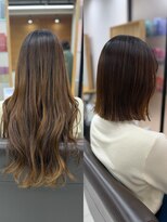 ミラバイケンジ 藤沢(Mira by KENJE)&nbsp;30代ママさん乾かすだけでまとまるボブ髪質改善ストレート[藤沢]