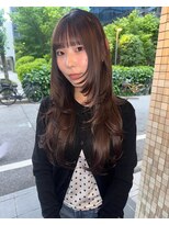 シイ(SIE) ブリーチ無しで作る透明感カラー+くびれレイヤー☆☆