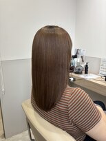 リブランド 銀座(REBRAND)&nbsp;透明感ベージュ内巻きミディアムヘア