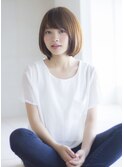 【Laf寺尾拓巳】大人女子のナチュラルストレートロブ