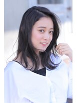 ナナナ パレナ 大津膳所店(nanana parena) とろみカラー黒髪風外ハネミディアム【nananaparena】