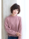 【elfo】大人気！アシメバング ショートボブで大人可愛い