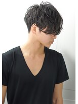 ルエ(rue) デジタルパーマ流行 モテ髪 刈り上げ マッシュニュアンスパーマ