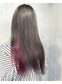 【奈良/inni hair】レッドピンク