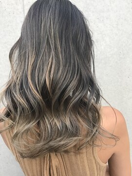 エッジ 下北沢(edge.) 外国人風ハイライトバレイヤージュ