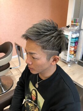アシメアップバング 3ブロック L ヘアーデザイン ビビッドリンク 川田店 Hair Design Vivid Link のヘアカタログ ホットペッパービューティー