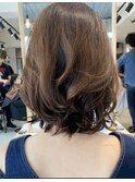 外ハネミックスパーマ