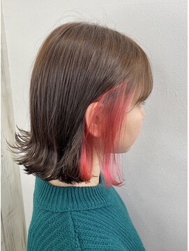 アンダーバーホワイト 南海難波店(_WHITE) ラズベリーピンク