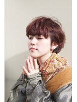 レンジシ オモテサンドウ(RENJISHI omotesando)&nbsp;オレンジのワンサイドショート