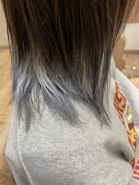 ヘアクリエイト フライ(hair create FLY) グレーグラデーションカラー