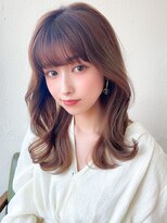 ラルユー 金山(LallYou)&nbsp;くすみブルー/テラコッタ/デジタルパーマ/くびれミディ