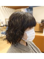 フレンズ 星置店(friend's)&nbsp;バングおもめのパーマスタイル