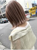 【REJOICE hair EN】切りっぱボブ ミルキーブラウン 担当AKIRA