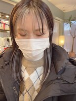 ヘアラウンジ アングゥ(hair lounge ungu) インナーホワイト