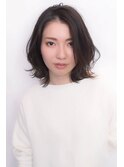 【knotたまプラーザ】暗髪ミディアム