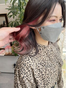 グーフィートーキョー 銀座(Goofy Tokyo) イヤリングカラー/カーネーションピンク/インナーカラー