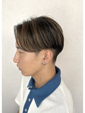 スキル(SKILL) メンズ縮毛矯正/ハイライト/センターパート