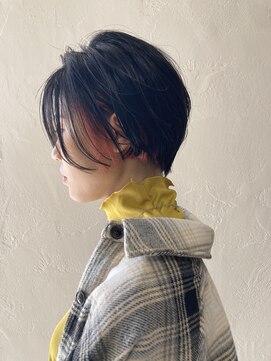 ヘアー ルセロ アット プリム(hair lucero @ prim) インナーカラー×ハンサムショート