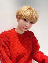 ロンプ(romp)&nbsp;ハイトーンショート/パーマ風マッシュ【romp】