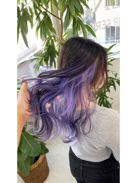 ヴェルデ(Verde) インナーカラー ラベンダー