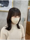 韓国っぽくびれヘア × chocolate brown