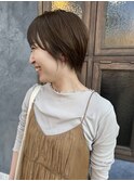 すっきりショートヘア