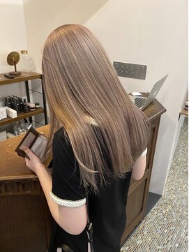 ヲタク(wotaku.) ミルクティーベージュダブルカラーインナーカラーケアブリーチ