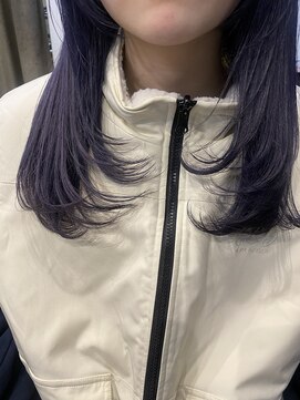 グレイスヘアーラン(grace hair Lan) *パープル×レイヤーカット*